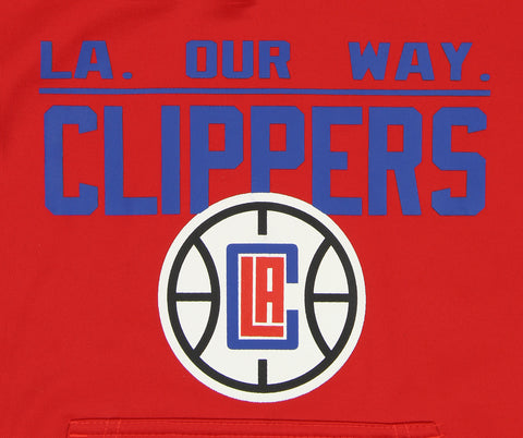 Outerstuff NBA Boys Youth Los Angeles Clippers Pacesetter Hoodie, Red