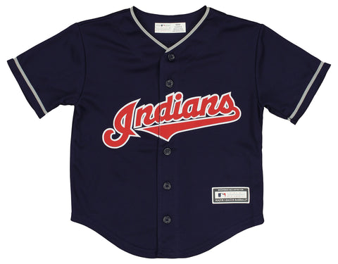 MLB Boys 4-7 Indians Francisco Lindor Cool Base Alt.1 Replica Jersey