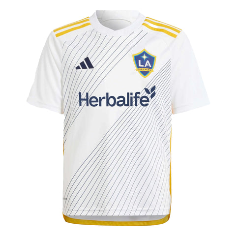 adidas MLS LA Galaxy, Youth Juniors Home Replica White Jersey