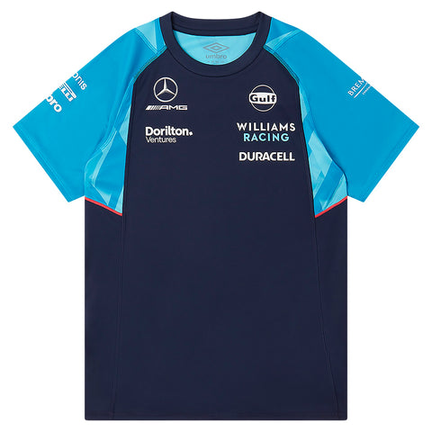 S23 Williams Racing Train Jersey Junior Peacoat / Diva Blue
