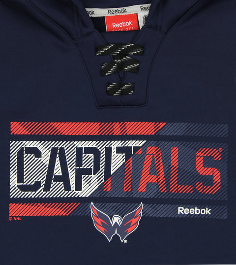 NHL Youth Boys Washington Capitals Faceoff Athletic Pullover Hoodie, Navy