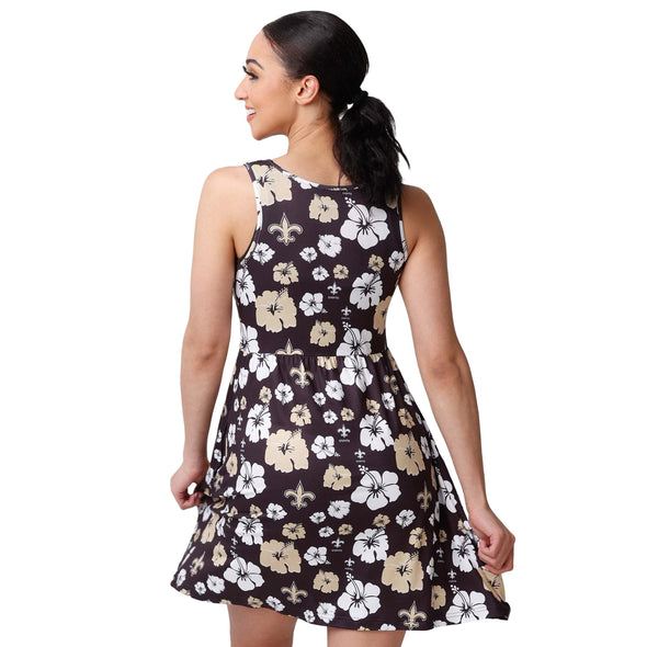 new orleans saints ladies dresses FOCO NFL Fan Favorite Floral Sun Dress IN RTW NSF