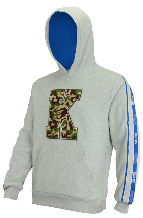 Fisll NBA Men's Chenille Applique Hoodie - Gray - Bulls