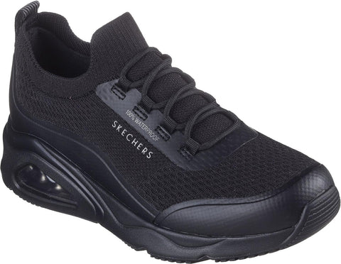 Skechers Womens Tres-Air Uno Misty Journey Slip On Shoes Black