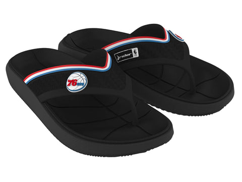Rider NBA Men's Block Thong Sandal, Philadelphia 76Ers