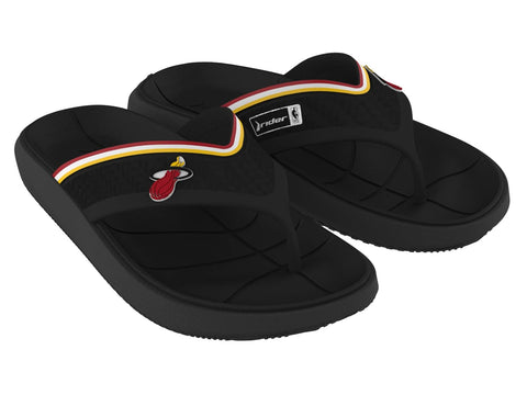 Rider NBA Men's Block Thong Sandal, Miami Heat