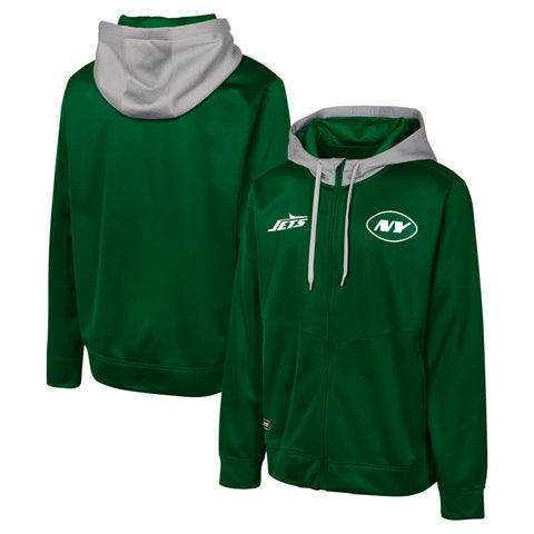 Outerstuff NFL Jets Mens Replay Fashion Fz Graphic