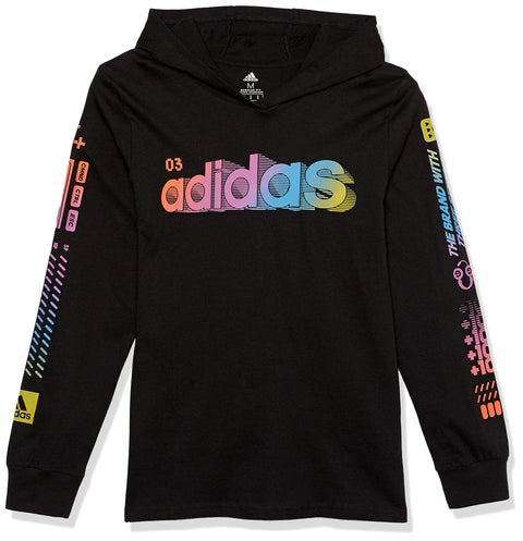 Adidas Mens Training Game On Hooded Black