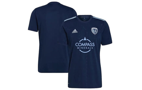 Adidas Mens Sporting Kansas City Skc Short Sleeve Jersey Mls