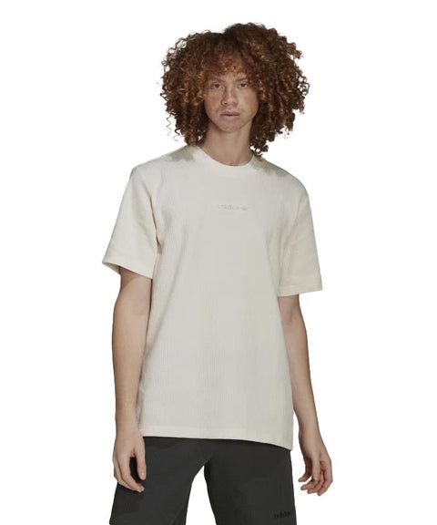 Adidas Mens Waffle Tee Short Sleeve T-Shirt, Cwhite