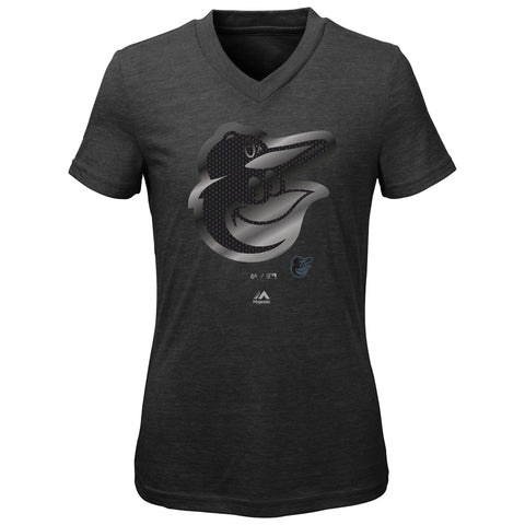 Girls 7-16 Orioles "slider" Tri-blend Tee