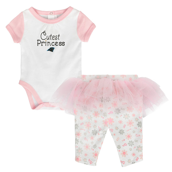 Outerstuff NFL Newborn Carolina Panthers Post Princess Tutu Set