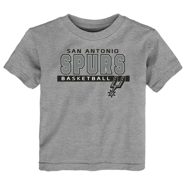 Outerstuff NBA Infant San Antonio Spurs Short Sleeve T-Shirt, Gray