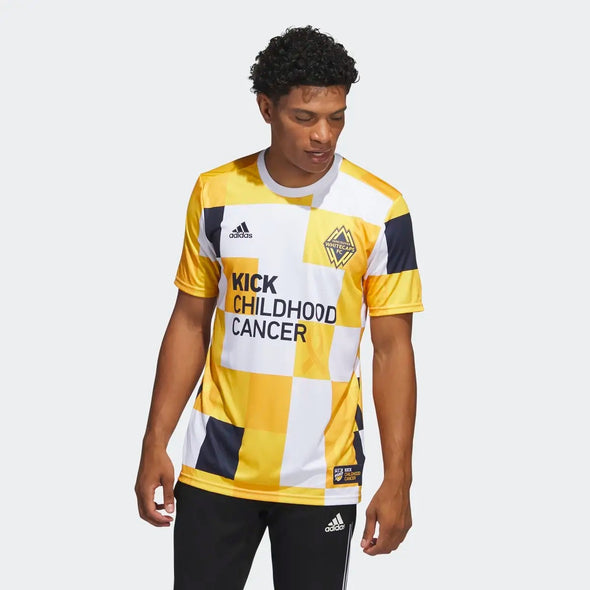 Adidas MLS Men's Vancouver Whitecaps FC Kick Childhood Cancer Pre-Match Jersey