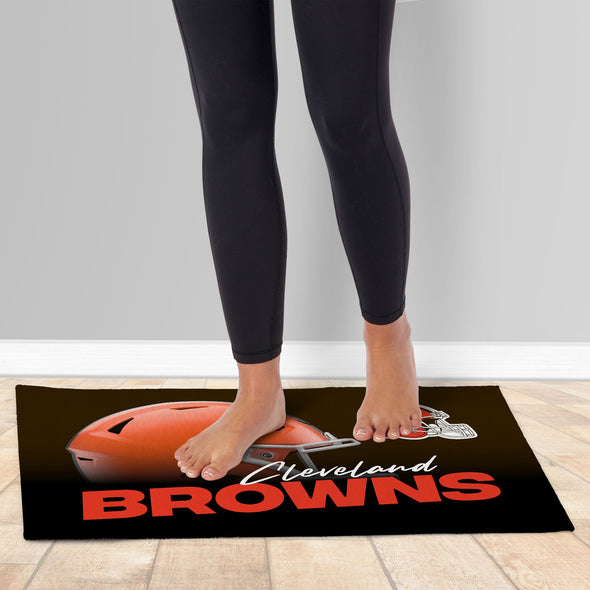 Northwest NFL Cleveland Browns Headspace Washable Area Floor Rug, 20" x 32"