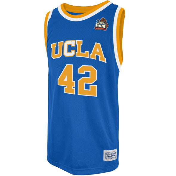 Original Retro Brand NCAA Men's UCLA Bruins Final Four Kevin Love #42 Tackle Twill Jersey