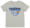 Outerstuff NBA Youth Boys Oklahoma City Thunder Short Sleeve T-Shirt, Grey