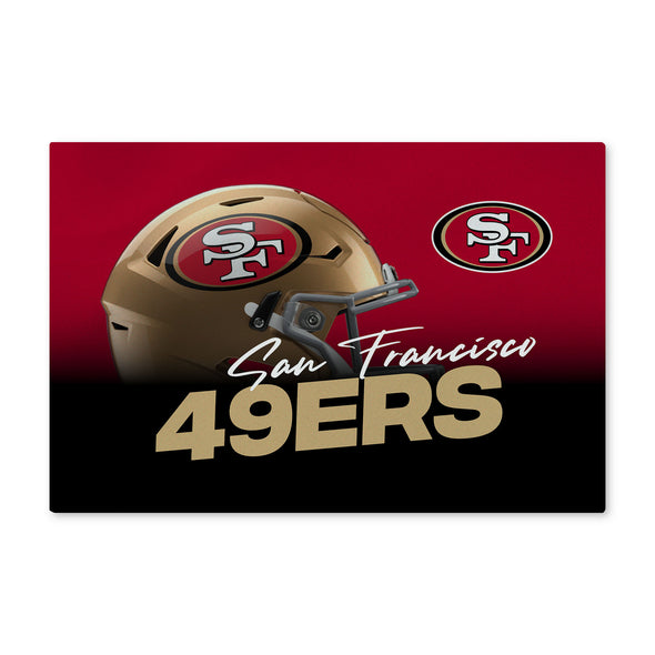 Northwest NFL San Francisco 49ers Headspace Washable Area Floor Rug, 20" x 32"