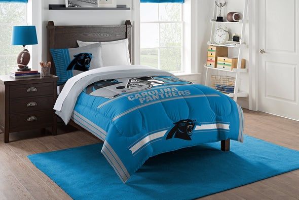 Northwest NFL Carolina Panthers Safety Twin Comforter and Sham Set