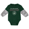 Outerstuff NBA Infant Milwaukee Bucks Team Bodysuit & Pant Set