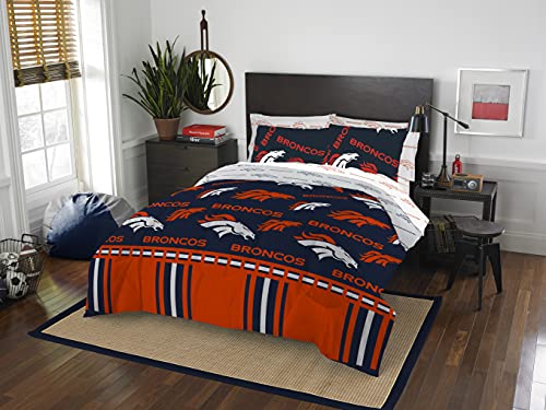 Northwest NFL Denver Broncos Rotary Bed in a Bag Set