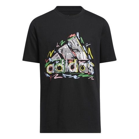Adidas Little Kids Sportswear Pride Tee, Black