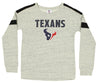 Outerstuff NFL Youth Girls Houston Texans Fleece Crew Neck Top With Team Logo