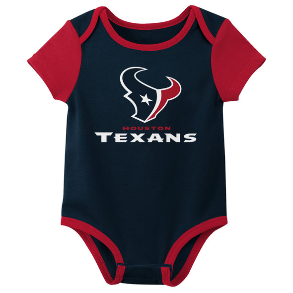 Outerstuff NFL Infant Houston Texans Team 3-Pack Bodysuit