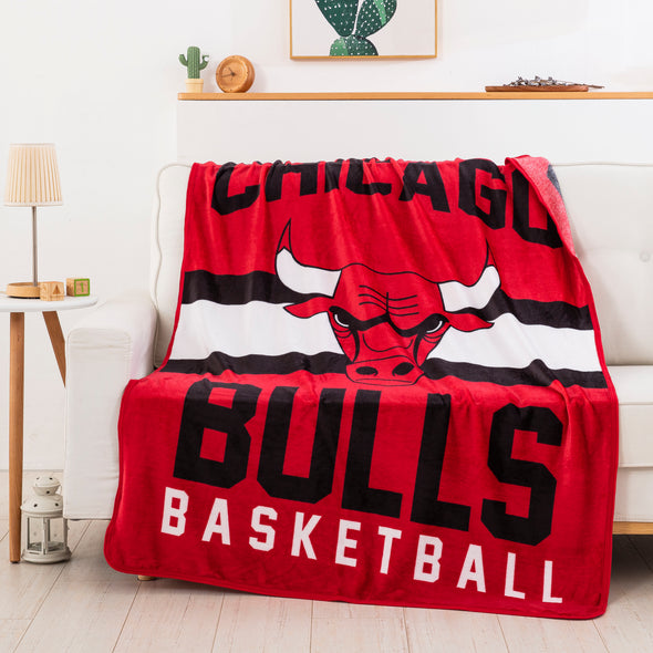 Northwest NBA Chicago Bulls Singular Silk Touch Throw Blanket, 45X60