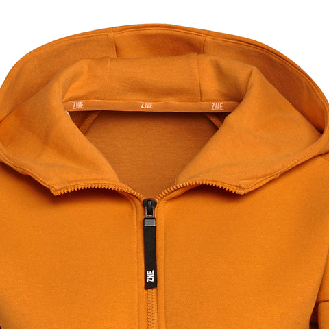 Adidas Women's Z.N.E Sportswear Hoodie, Focus Orange