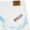 FISLL NBA Men's Chicago Bulls Distressed Denim Jeans