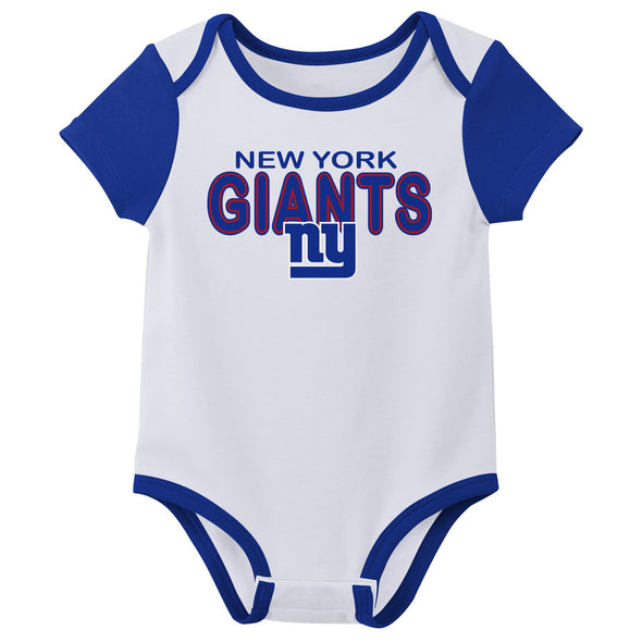 Outerstuff NFL Infant Unisex New York Giants Variety 3-Pack Set