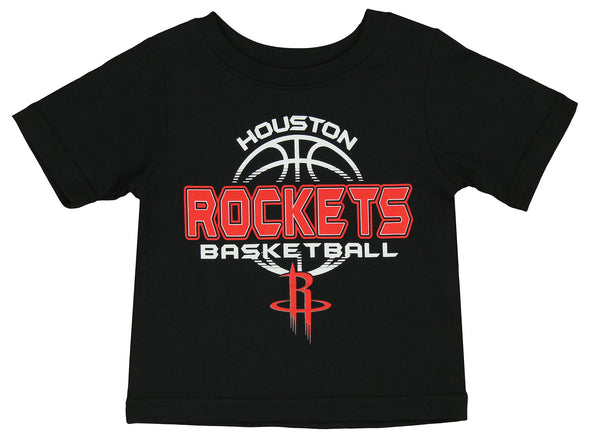 Outerstuff NBA Toddler Houston Rockets Short Sleeve T-Shirt, Black