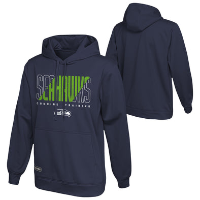 Outerstuff NFL Men's Seattle Seahawks Backfield Combine Pullover Hoodie