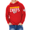 Zubaz NFL Men's Light Weight Team Color Hoodie With 3 Tone Zebra Lined Hood, Great Play Logo, Kansas City Chiefs