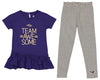 Outerstuff NFL Little Girls (4-6X) Baltimore Ravens Team Awesome Dress Top & Bottom Set