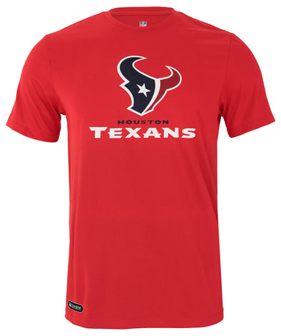 Outerstuff NFL Men's Houston Texans Performance Tee Shirt, Red