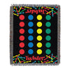 Northwest X Hasbro Twister Woven Tapestry Throw with Fringes, 48" x 60"