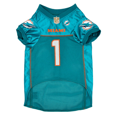 Pets First NFL Miami Dolphins Tua Tagovailoa Dog Jersey