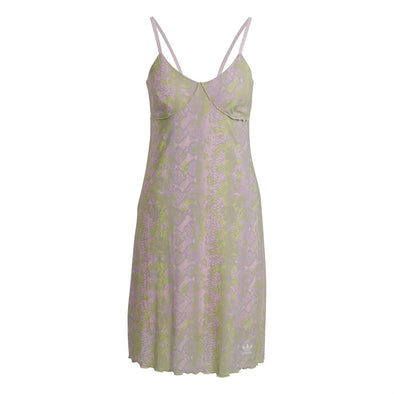 adidas Originals Women's Snake Mesh Dress, Clear Pink