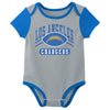 Outerstuff NFL Infant Unisex Los Angeles Chargers Variety 3-Pack Set