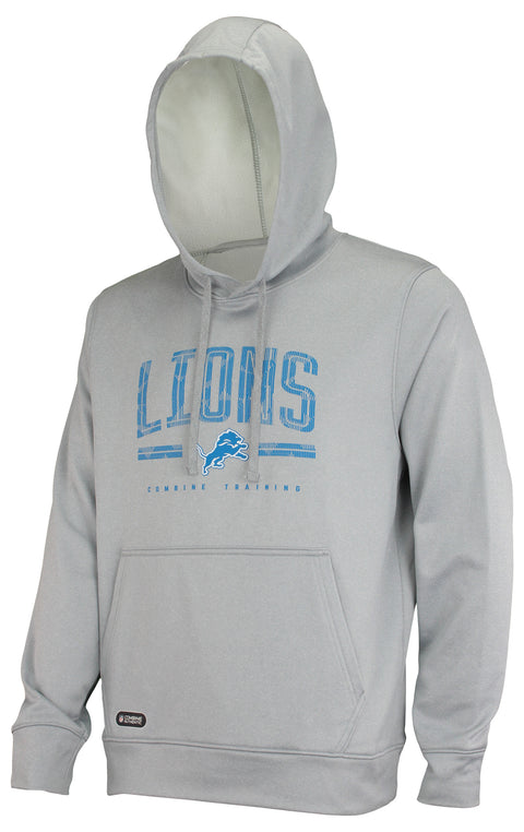 Outerstuff NFL Men's Detroit Lions Coin Toss Performance Fleece Hoodie