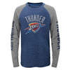 Outerstuff NBA Youth Boys Oklahoma City Thunder Fadeaway Raglan T-Shirt