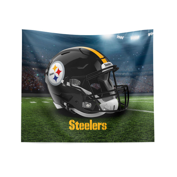 Northwest NFL Pittsburgh Steelers Printed Wall Décor Hanging Pin Tapestry Indoor Banner