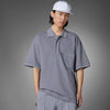 Adidas Originals Men's Blue Version Tie-Break Polo Shirt, Grey