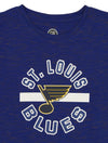 Outerstuff NHL Youth Girls St. Louis Blues Team Logo Circle Graphic Short Sleeve T-Shirt