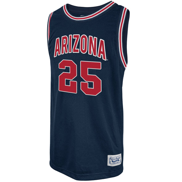 Original Retro Brand NCAA Men's Arizona Wildcats #25 Steve Kerr Tackle Twill Jersey