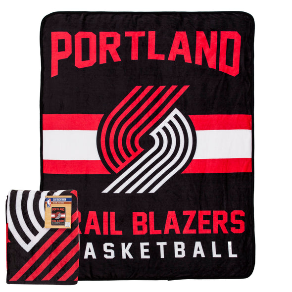 Northwest NBA Portland Trail Blazers Singular Silk Touch Throw Blanket, 45 X 60