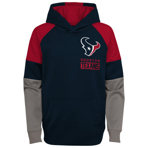 Outerstuff NFL Kids Houston Texans Play Action Performance Fleece Hoodie
