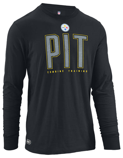 Outerstuff NFL Men's Pittsburgh Steelers Record Setter Long Sleeve Tee